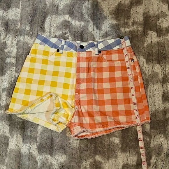 Farm Rio for Anthropologie Gingham Shorts Size Small - Picture 5 of 12